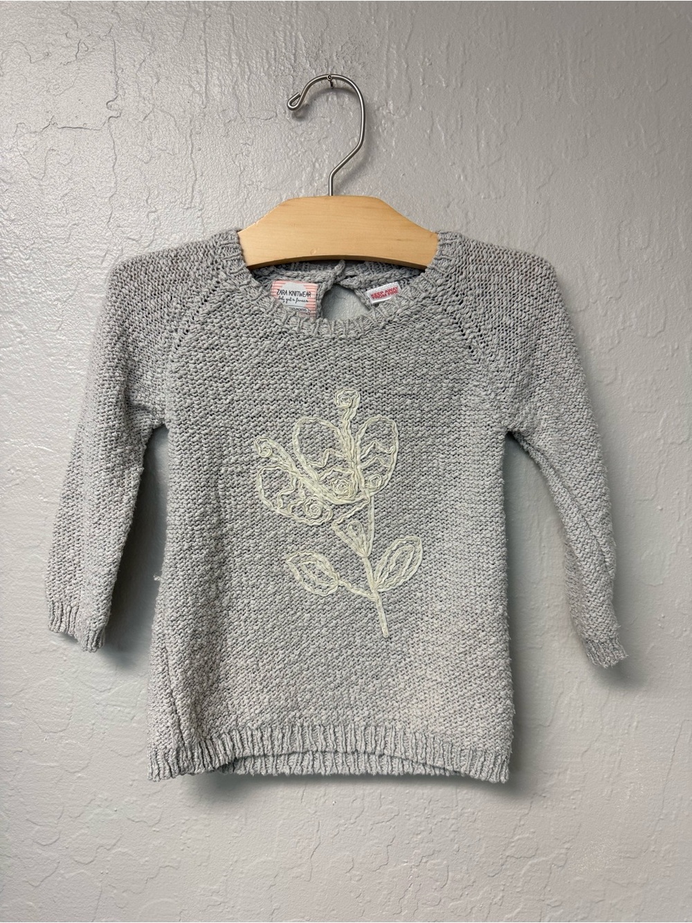 $14 ADD ON Zara girls Sweater 18-24 floral janie and jack rylee + cru mayoral